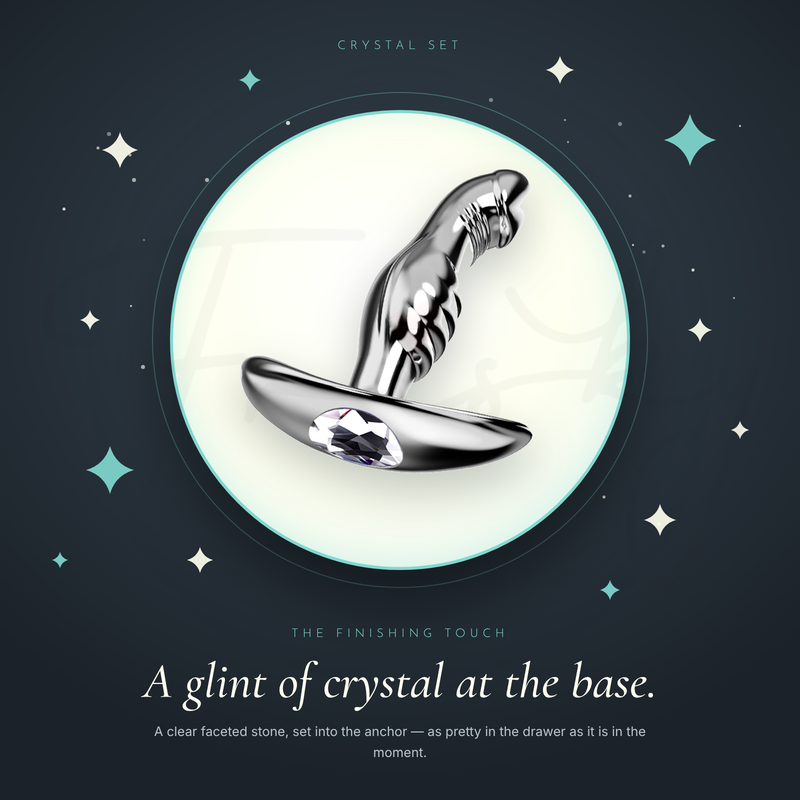 Argent Curve Crystal Plug