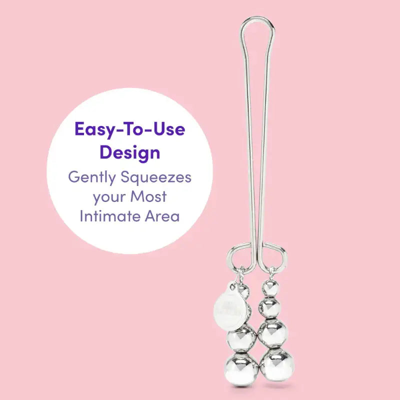Fifty Shades Darker Just Sensation Beaded Clitoral Clamps BDSM adjustable pressure for personalized play Singapore