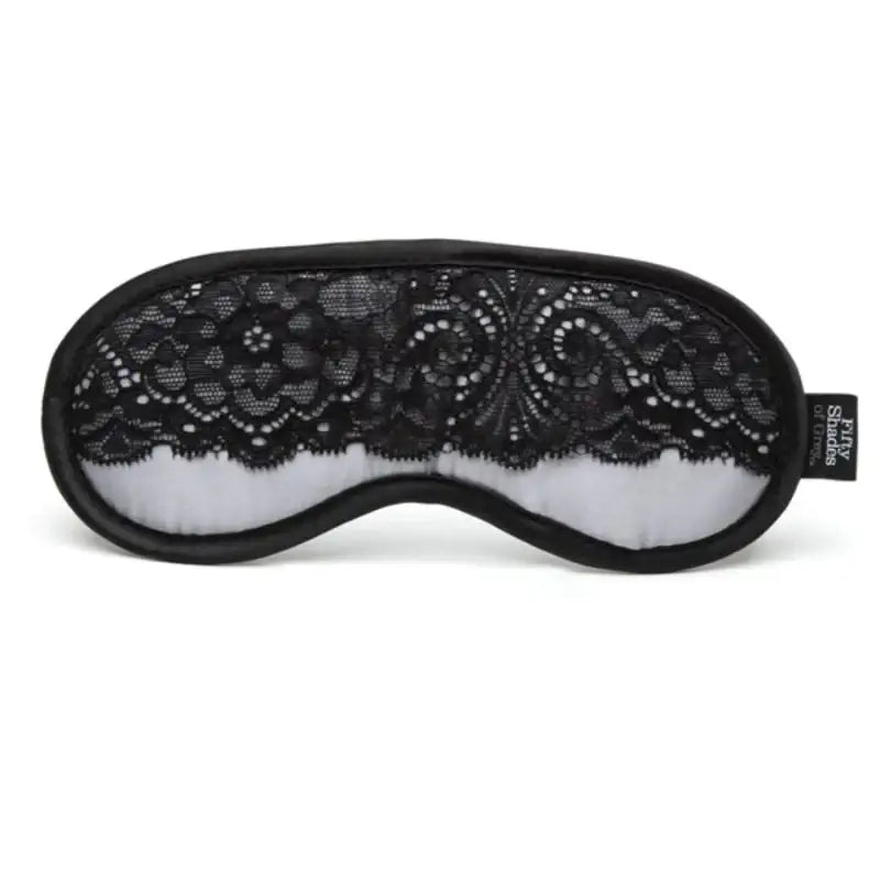 Fifty Shades Of Grey Play Nice Satin & Lace Blindfold compact portable soft fabric for travel Singapore