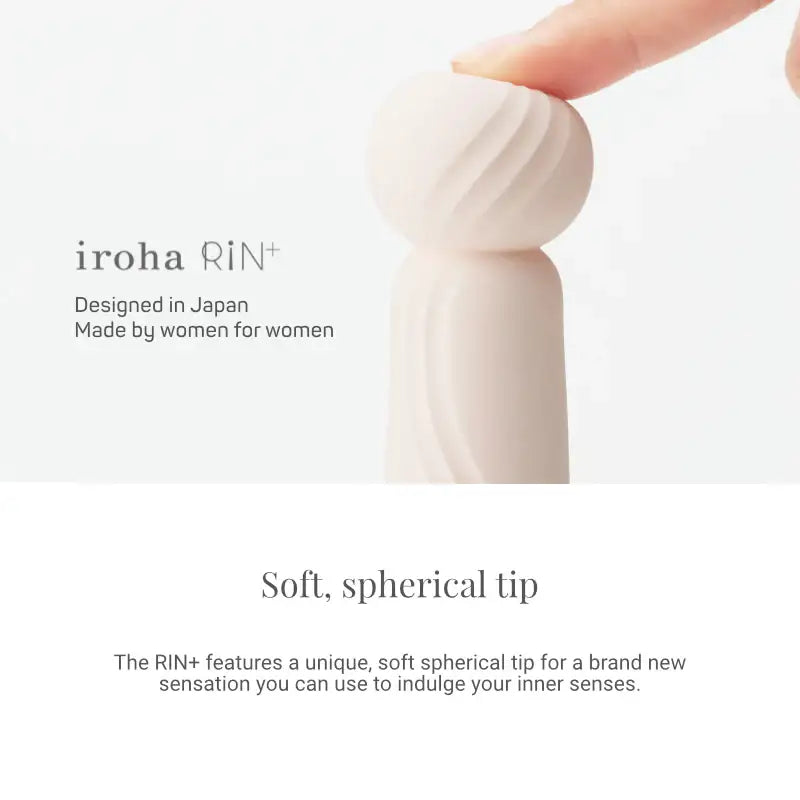 Iroha Rin + Hisui Momosango Mini Wand Vibrator Milk Green modern sleek design easy to hold Singapore