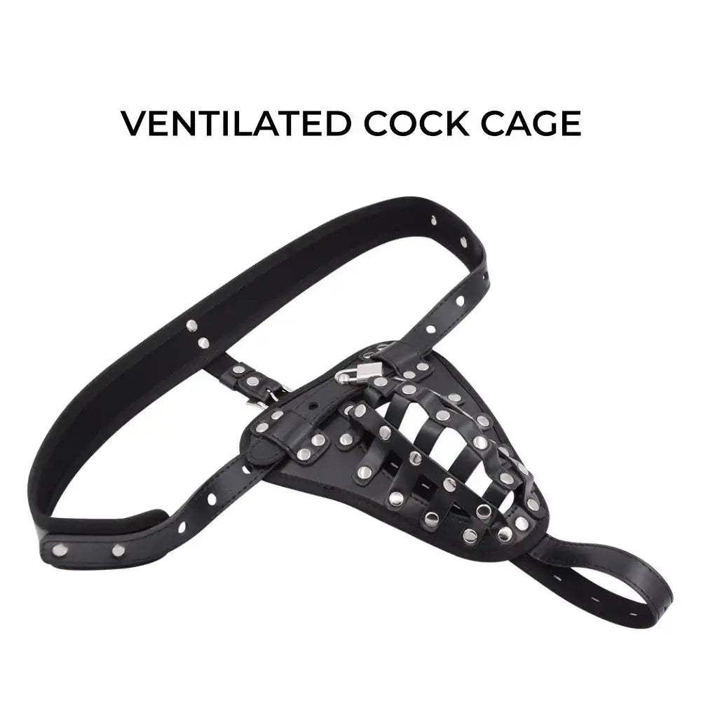 Lockdown Lust Belt - Men Chastity Belt BSDM - Frisky Business Adult Sex Toys Shop