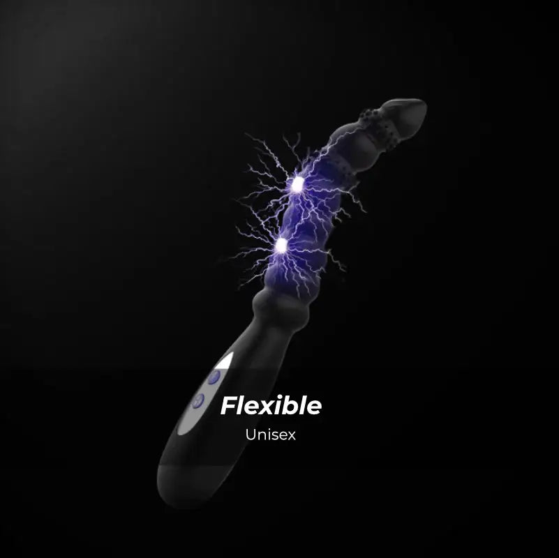 Sparkle Shivers - Vibrating Anal Beads with Light Electric Shock - Frisky Business Adult Sex Toys Shop