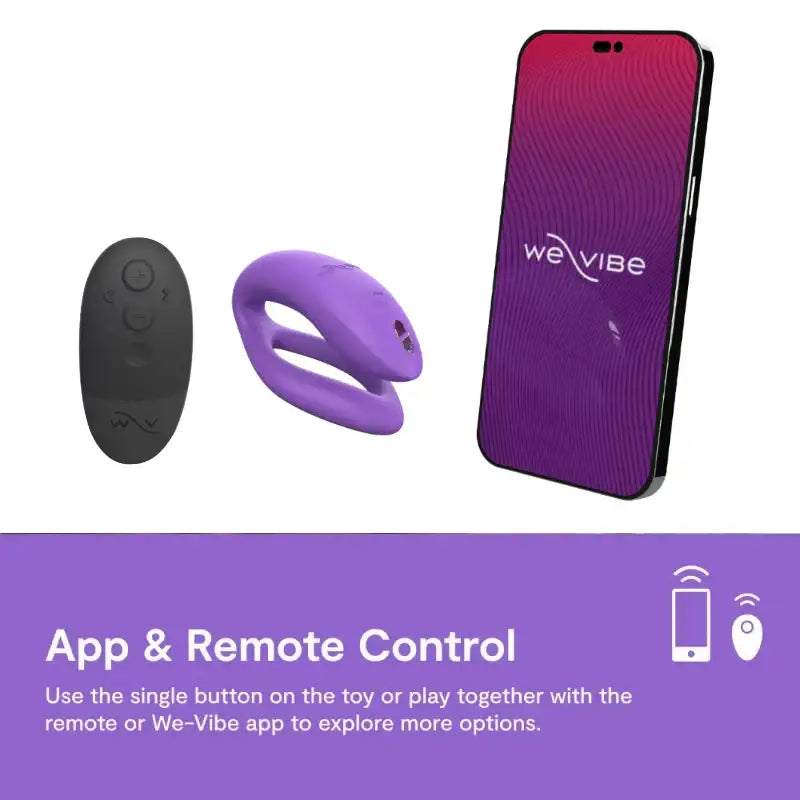 We-Vibe Sync O Light Purple adjustable vibration patterns interactive device Singapore