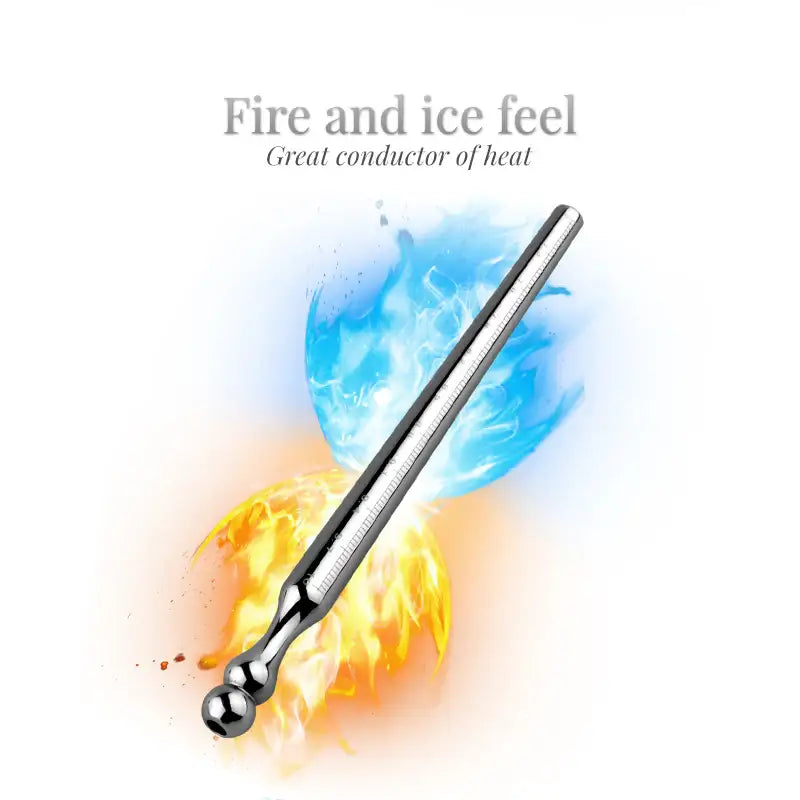 Pleasure Probe - Stainless Steel Urethral Sounding Rod - Frisky Business Adult Sex Toys Shop