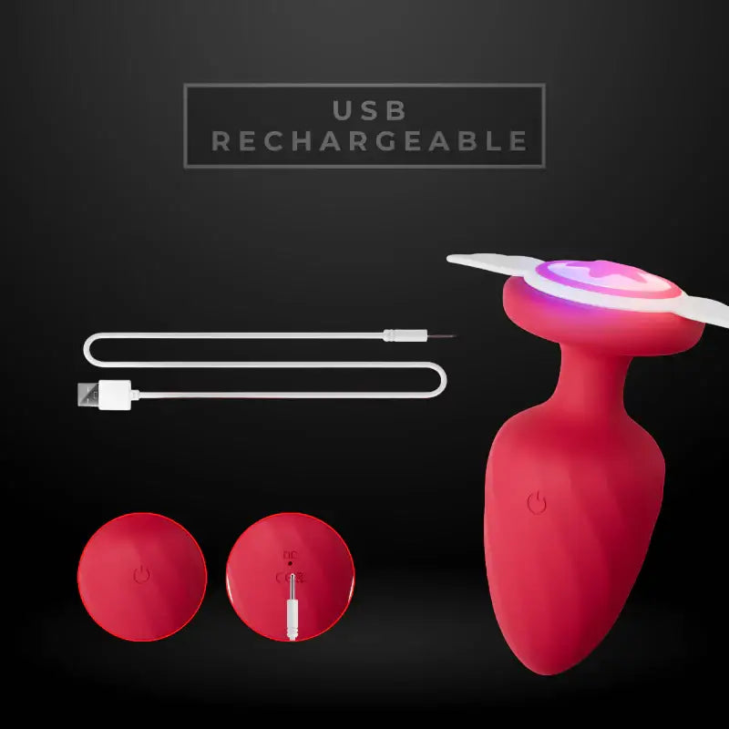 Angel Vibrating Silicone Butt Plug - Frisky Business Adult Sex Toys Shop