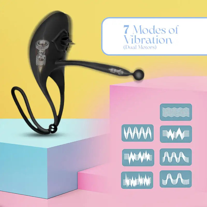 Eclipse Excite - Remote Control Vibrating Cock Ring - Frisky Business Adult Sex Toys Shop