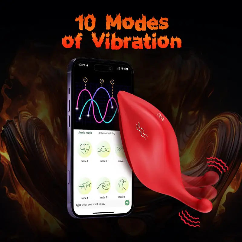 Flame’Leaf - Remote and APP Control Dual-Usage Vibrator - Frisky Business Adult Sex Toys Shop