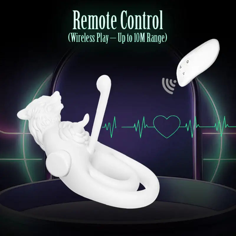 Howl’Wolf Hunt - Remote Control Vibrating Cock Ring - Frisky Business Adult Sex Toys Shop