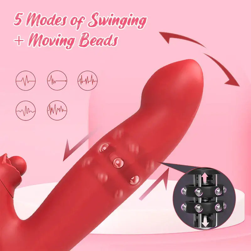 Rhythm Rumba - Swinging Dual Vibrator - Frisky Business Adult Sex Toys Shop