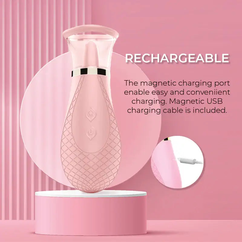 Tickle Me - Flicking Vibrator with Oral Sex Suction - Frisky Business Adult Sex Toys Shop