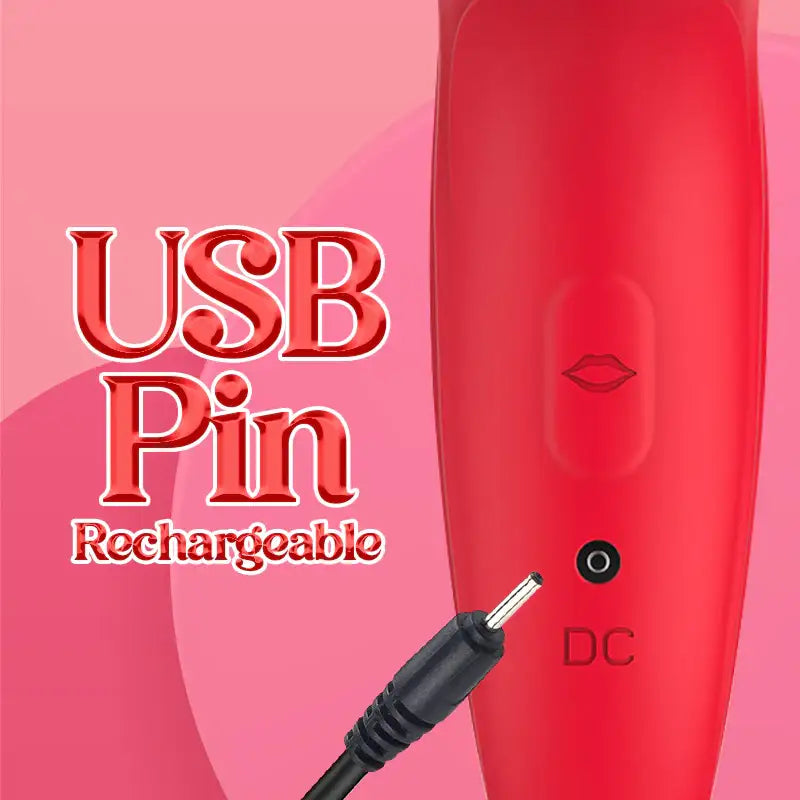 Blooming Love – Rose-Shaped Licking Vibrator - Frisky Business Adult Sex Toys Shop