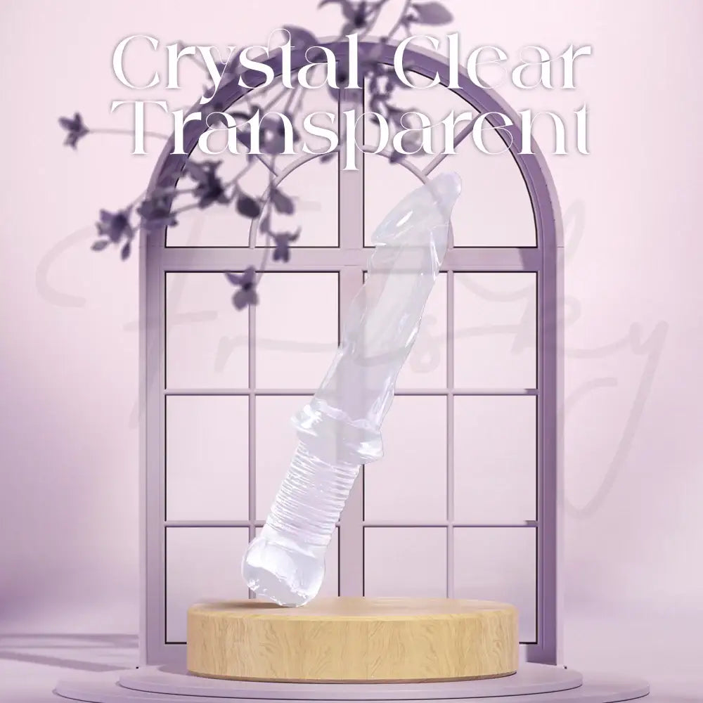 Crystal Saber - Transparent Realistic Dildo - Frisky Business Adult Sex Toys Shop