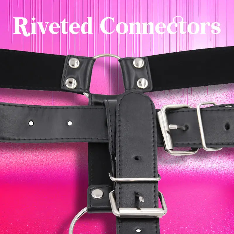 DominateMate - Chastity Belt and Handcuffs - Frisky Business Adult Sex Toys Shop