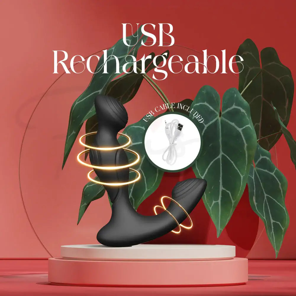 DualDepth - Dual Vibrating Prostate Massager with Remote Control - Frisky Business Adult Sex Toys Shop