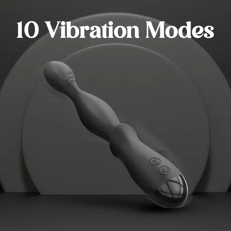 Heat Wave – Beaded Vibrating Anal Plug - Frisky Business Adult Sex Toys Shop