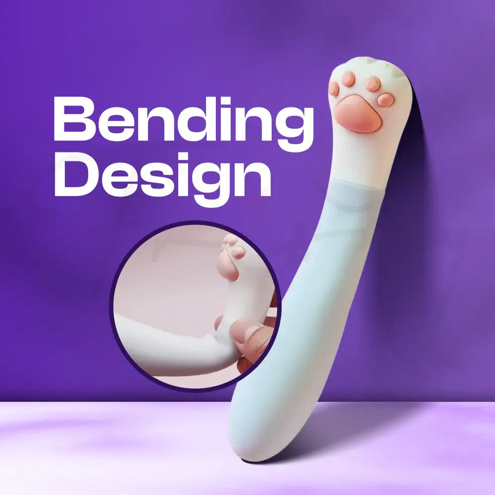 JunDaoAi Scratch Cat Claw - Bendable G-Spot Vibrator Clitoral Stimulator with Remote Control, Adult Female Vibrator Sex Toys - Frisky Business Adult Sex Toys Shop