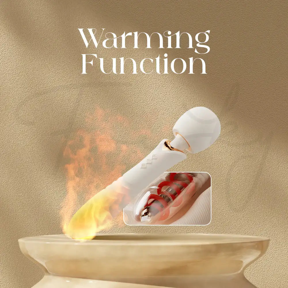 Mariah - 2 in 1 Thrusting Wand Vibrator - Frisky Business Adult Sex Toys Shop