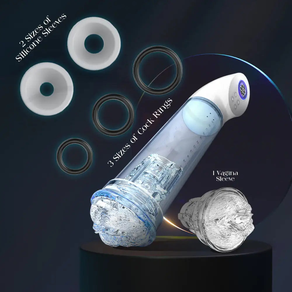Max Wave - Automatic Penis Pump Compatible with Water Treatment - Frisky Business Adult Sex Toys Shop