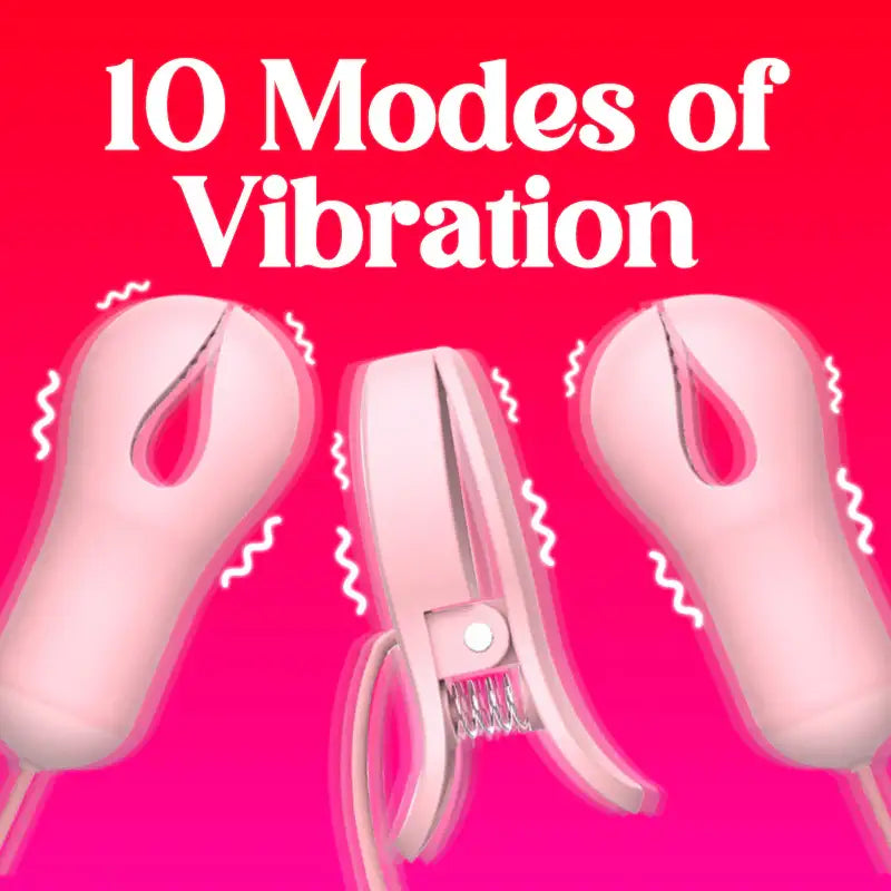 Sakura Secrets - Nipple Vibrator with 3 Clamps - Frisky Business Adult Sex Toys Shop