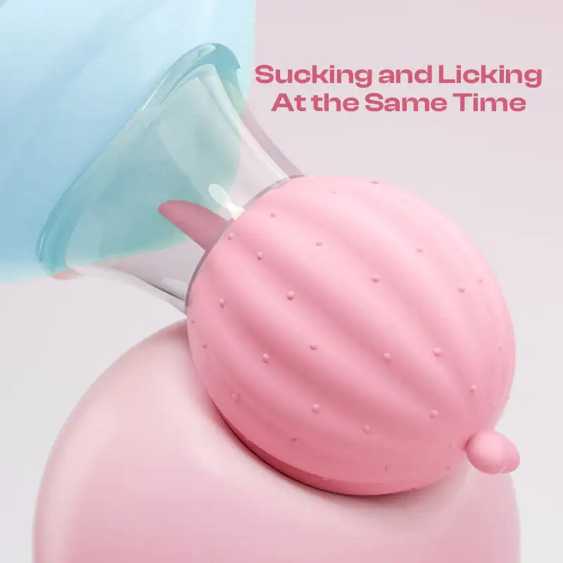 Sarah Succulent - 2-in-1 Sucking and Licking Vibrator - Frisky Business Adult Sex Toys Shop