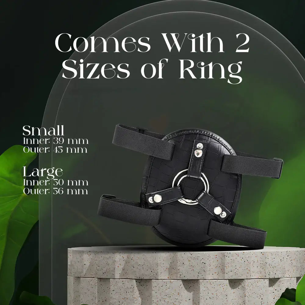 Strap Throne - PU Leather Mounting Strap for Dildo Compatible with Chair and Thigh Use - Frisky Business Adult Sex Toys Shop