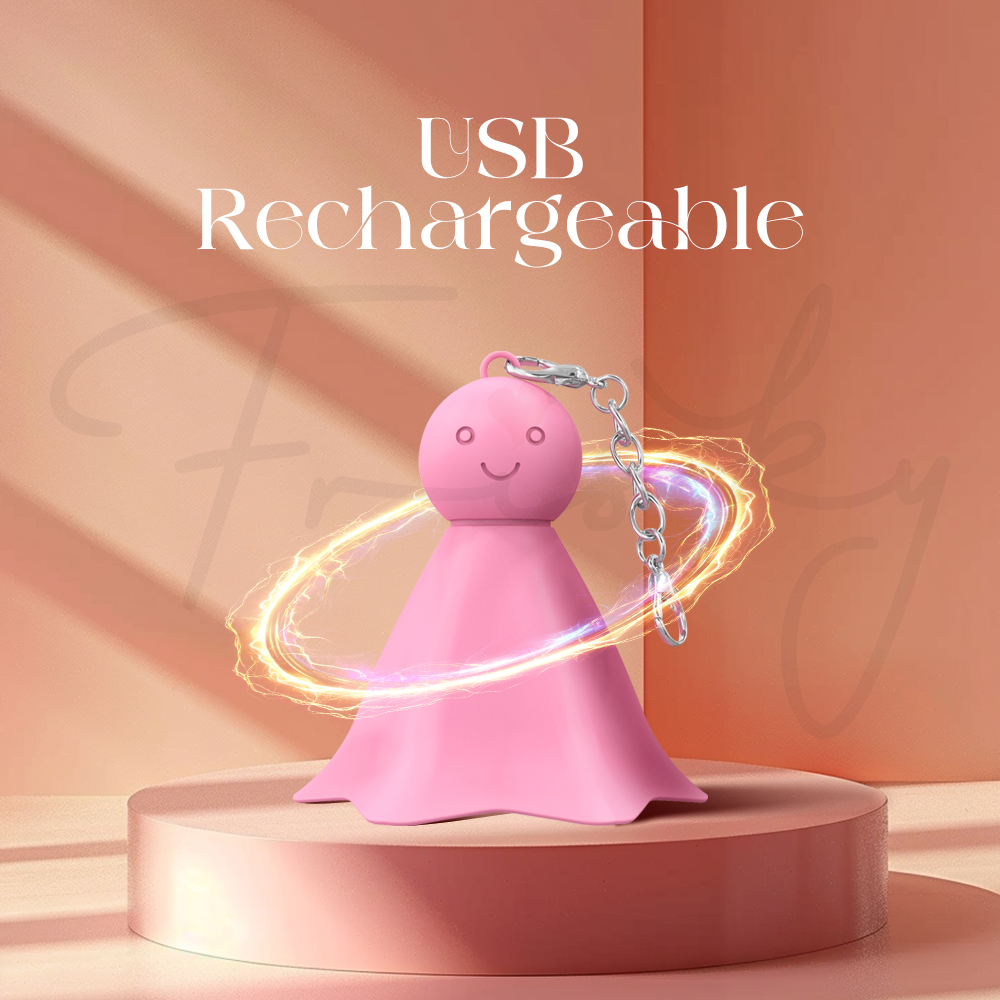 Sunny Buddy shown with USB rechargeable feature for convenient cable-free use