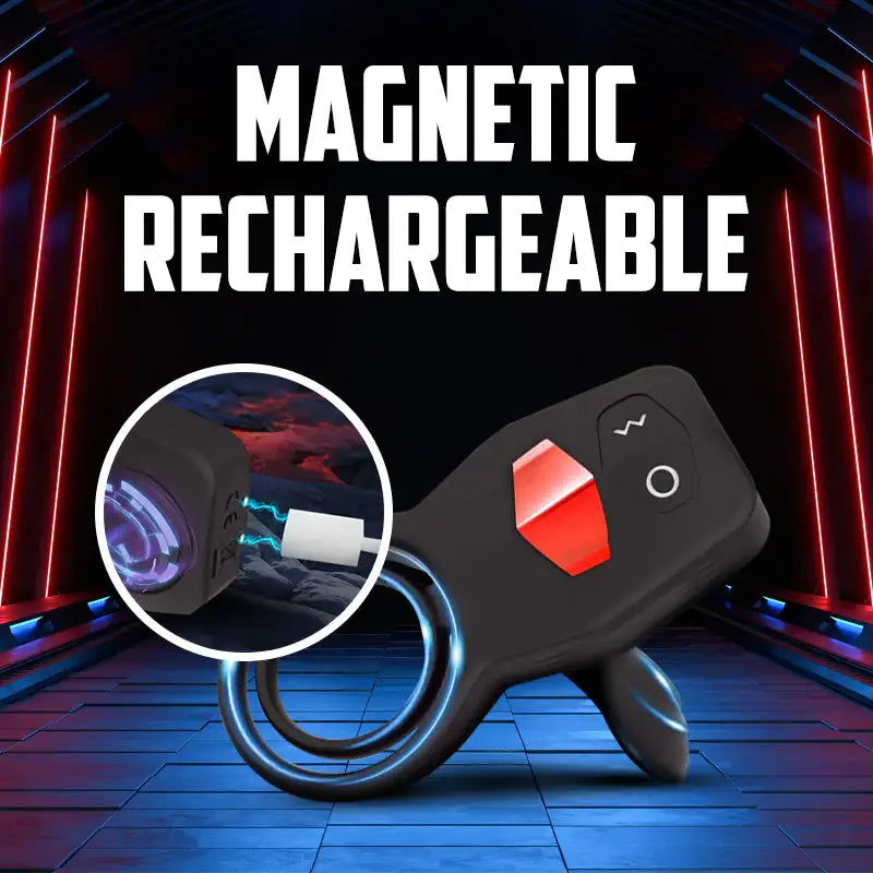 Tingle Tongue Tango – Vibrating & Tapping Cock Ring - Frisky Business Adult Sex Toys Shop