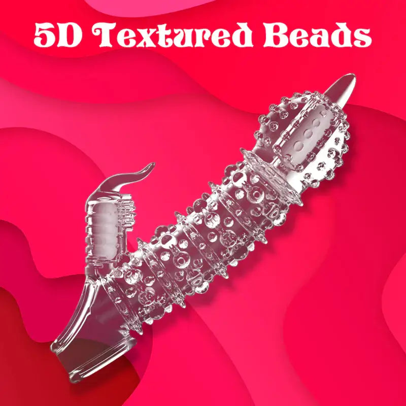 Twin Tremors Tease – Vibrating Penis Sleeve - Frisky Business Adult Sex Toys Shop