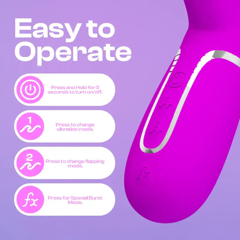 Twinkled Tenderness - Multi-Function Rabbit Vibrator - Frisky Business Adult Sex Toys Shop