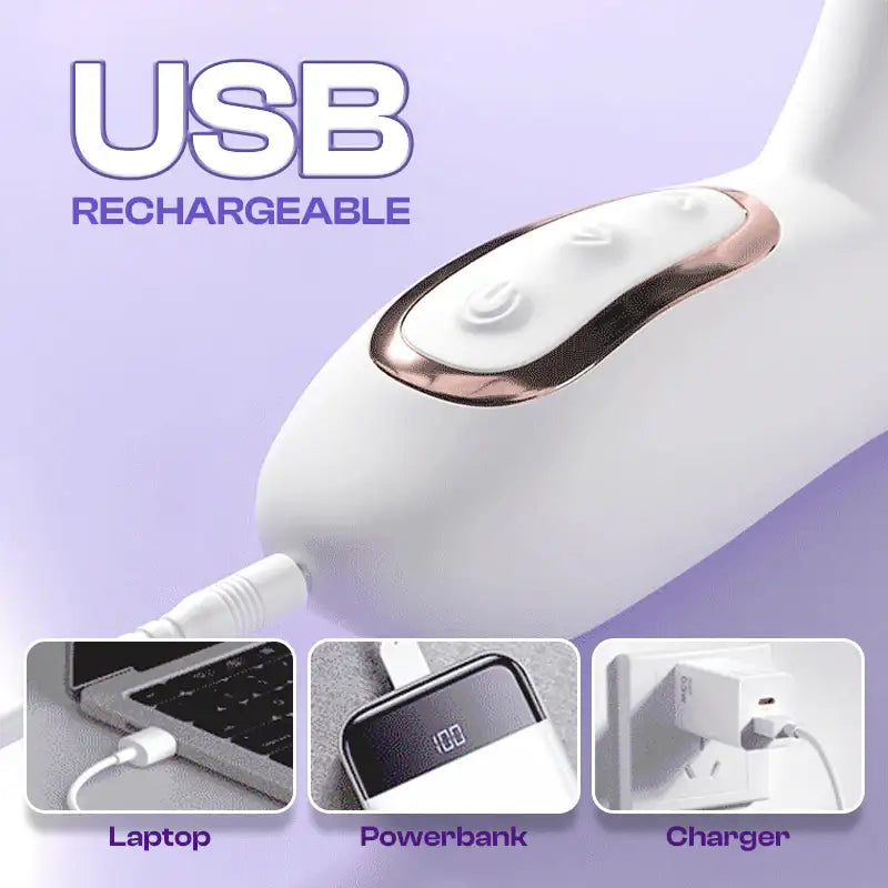Vortex Pleasure - Thrusting Vibrator with Rotating Beads, Suction and Licking - Frisky Business Adult Sex Toys Shop