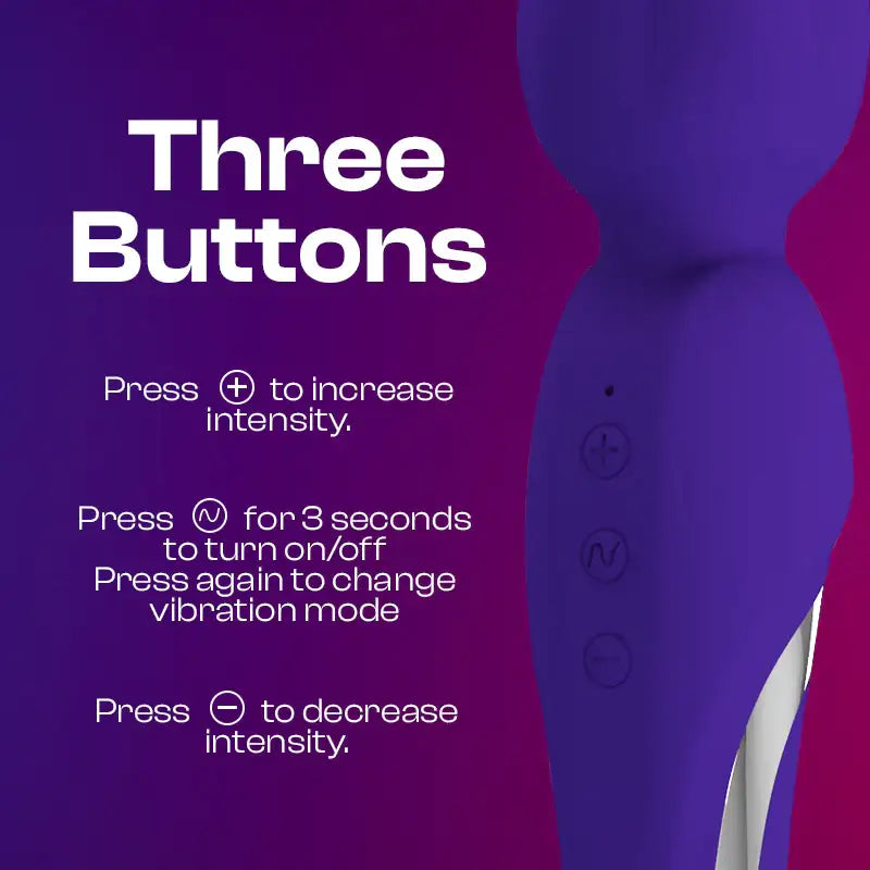 Walter Wavelength - Female Wand Vibrator - Frisky Business Adult Sex Toys Shop