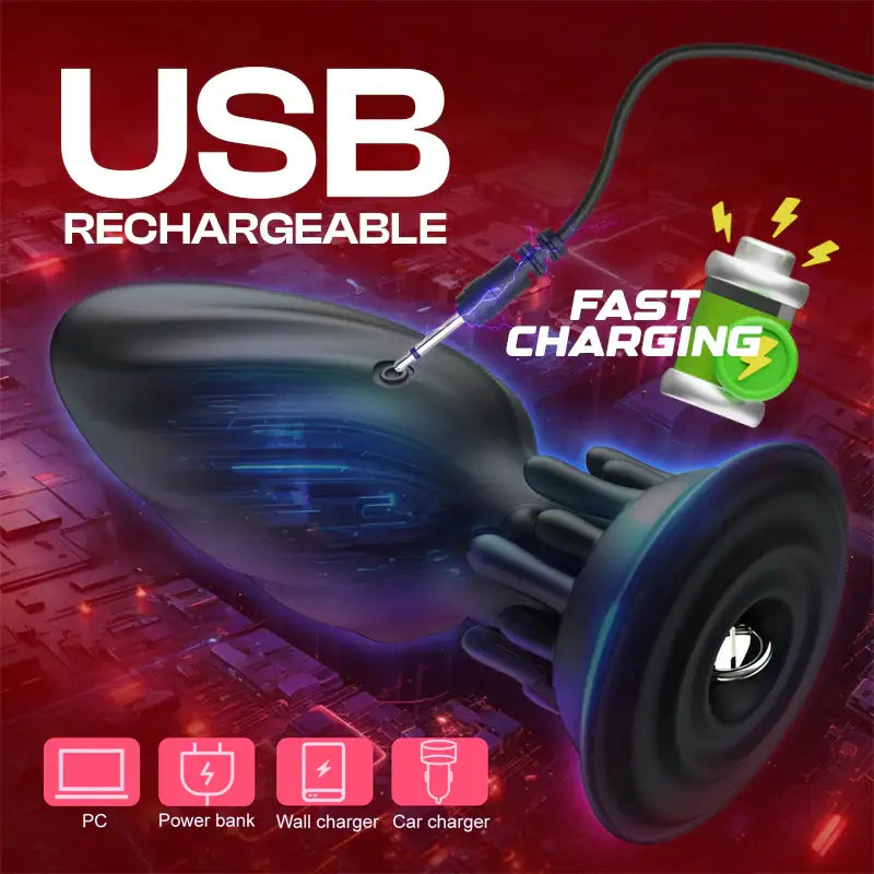 Wick Swirl – Rotating Butt Plug with APP Control - Frisky Business Adult Sex Toys Shop