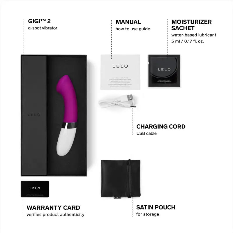 LELO Gigi™ 2 Deep Rose elegant deep rose color modern luxury design Singapore