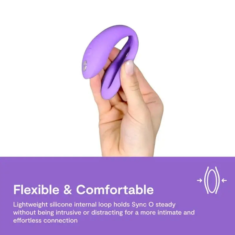 We-Vibe Sync O Light Purple suction feature ergonomic design pleasure enhancer Singapore