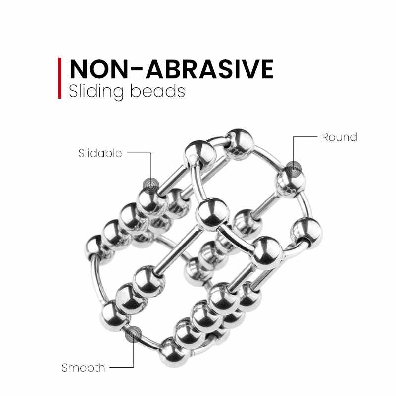 Cocky - Penis Cage with Movable Beads - Frisky Business Adult Sex Toys Shop