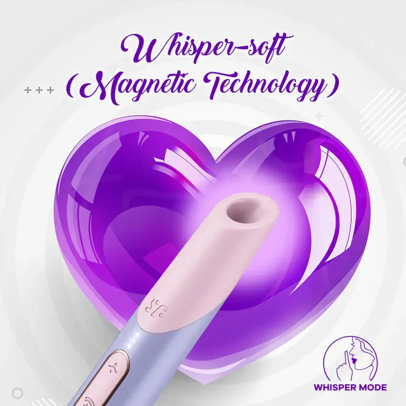 Satisfyer Bold Kiss Adjustable Vibration Modes Quiet Operation Soft Silicone Rechargeable Gadget Singapore