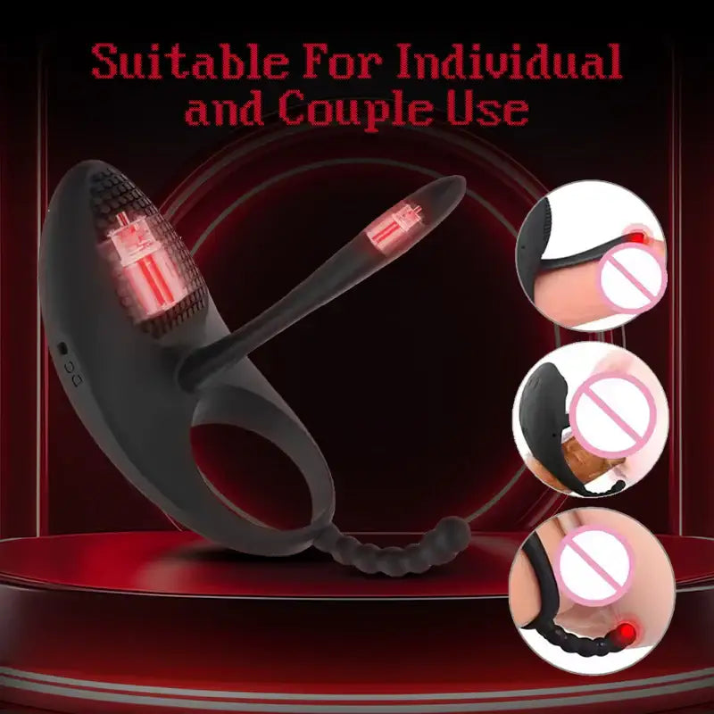 Eclipse Echo - Remote Control Vibrating Cock Ring - Frisky Business Adult Sex Toys Shop