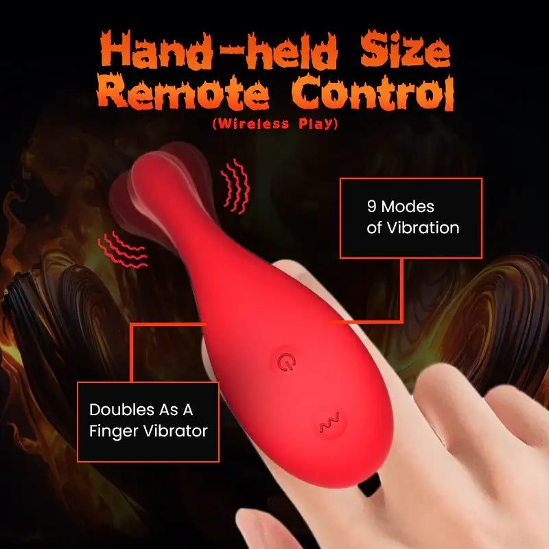 Flame’Leaf - Remote and APP Control Dual-Usage Vibrator - Frisky Business Adult Sex Toys Shop