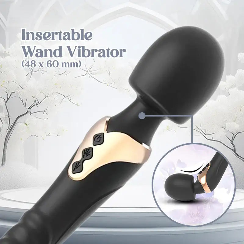 Joyous Junction - Dual-usage Insertable Wand Vibrator - Frisky Business Adult Sex Toys Shop