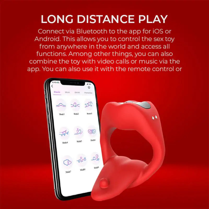 Tingle Tongue - Vibrating Cock Ring - Frisky Business Adult Sex Toys Shop
