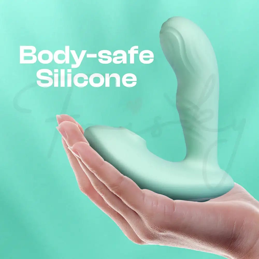 Auraluxe - Wearable G-Spot Suction Remote Control Vibrator, Adult Female Rechargeable Sex Toys - Frisky Business Adult Sex Toys Shop