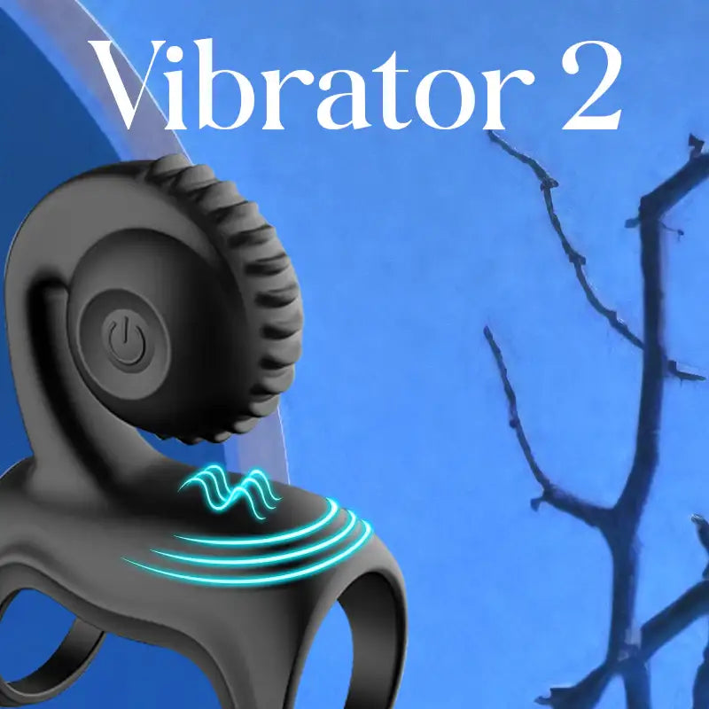 The Dual Pleasure - Vibrating Cock Ring - Frisky Business Adult Sex Toys Shop