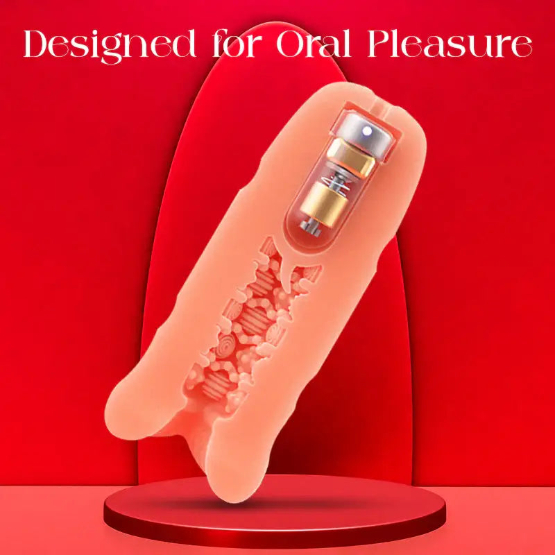 Fiery Kiss – Realistic Vibrating Masturbator - Frisky Business Adult Sex Toys Shop