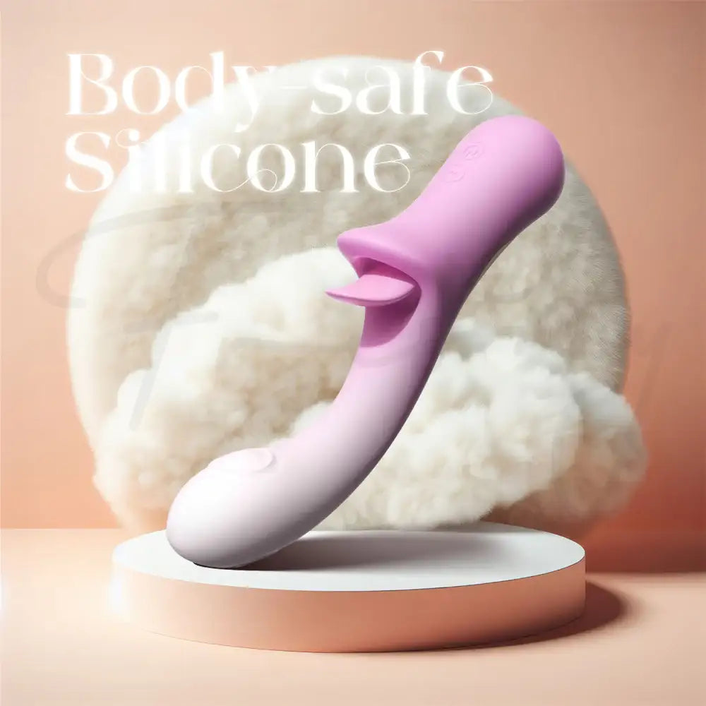 Moonlit Touch – Tongue Licking Clitoral Stimulation G-Spot Tapping Vibrator - Frisky Business Adult Sex Toys Shop