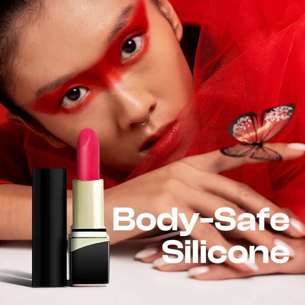 Noir Luxe – Female Lipstick Size Mini Vibrator - Frisky Business Adult Sex Toys Shop