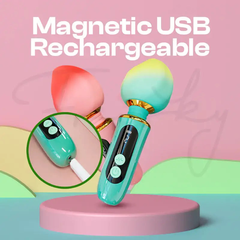 Peach Pulse - Female Peachy Mini AV Vibrator - Frisky Business Adult Sex Toys Shop