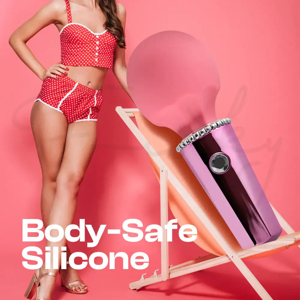 Shimmer Luxe - Female Mini AV Diamond Vibrator - Frisky Business Adult Sex Toys Shop