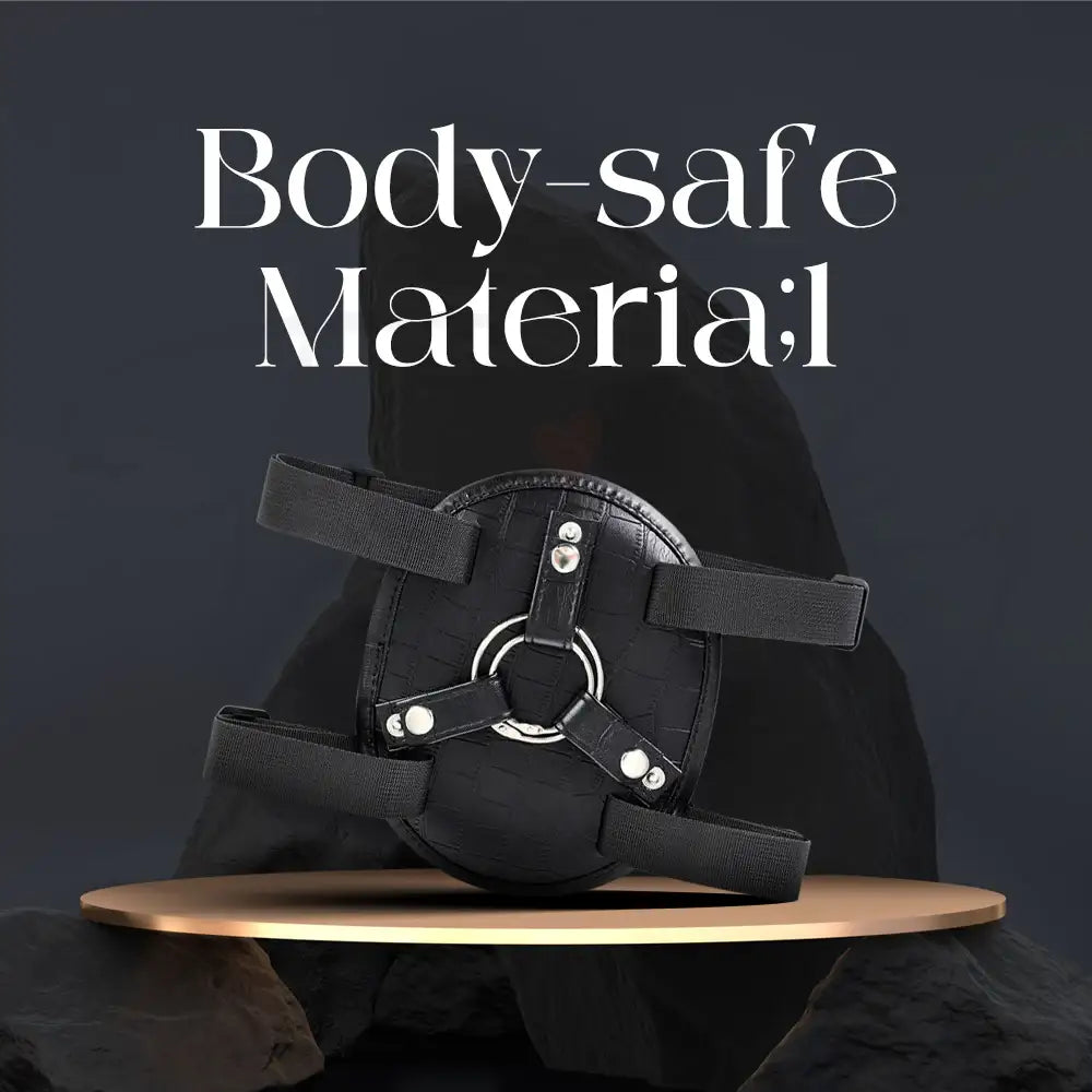 Strap Throne - PU Leather Mounting Strap for Dildo Compatible with Chair and Thigh Use - Frisky Business Adult Sex Toys Shop