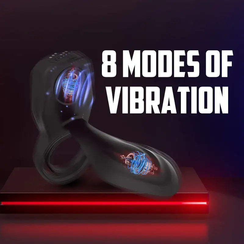 Tingle Tongue Tango – Vibrating & Tapping Cock Ring - Frisky Business Adult Sex Toys Shop