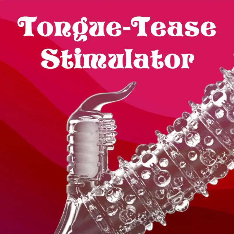 Twin Tremors Tease – Vibrating Penis Sleeve - Frisky Business Adult Sex Toys Shop